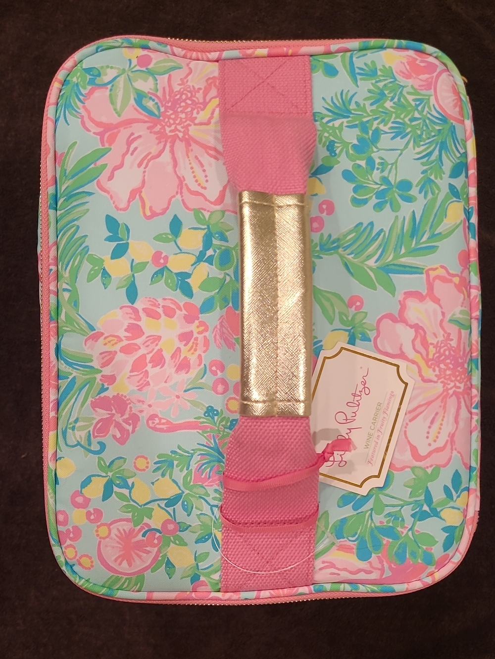 💗 NWT Lilly Pulitzer Flamingo Cooler / Wine Carrier - Picture 4 of 8